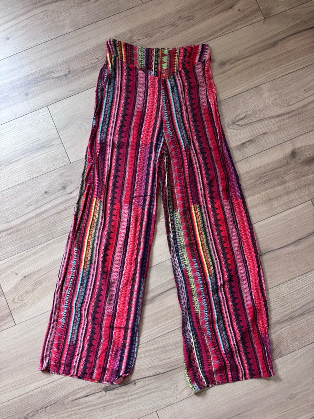 Blue Spice Bohemian Festival Artsy Lightweight Pants Small